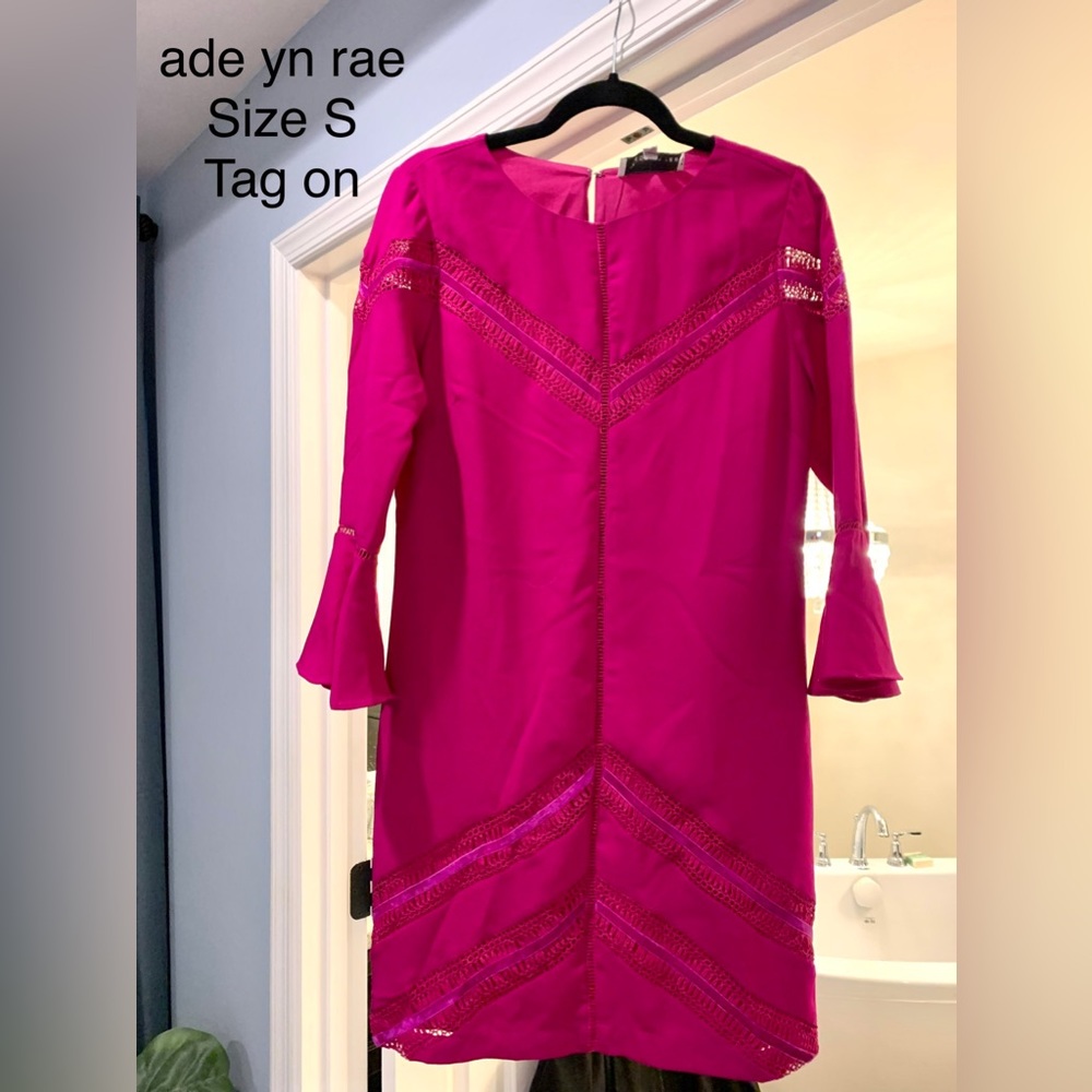Bright pink dress
